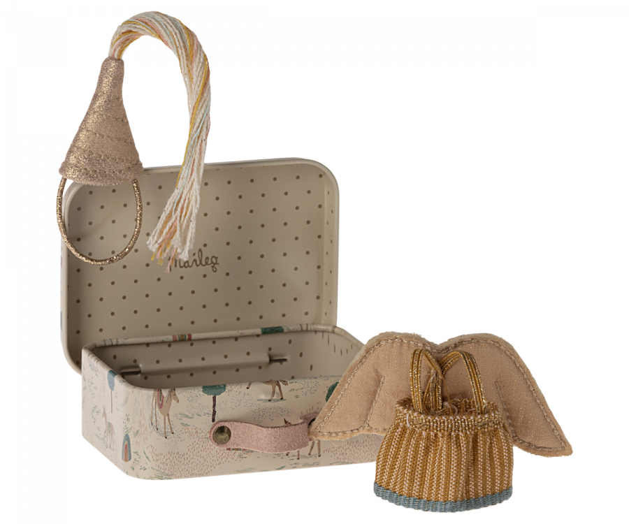 Little Sister Mouse Fairy Clothes In A Suitcase