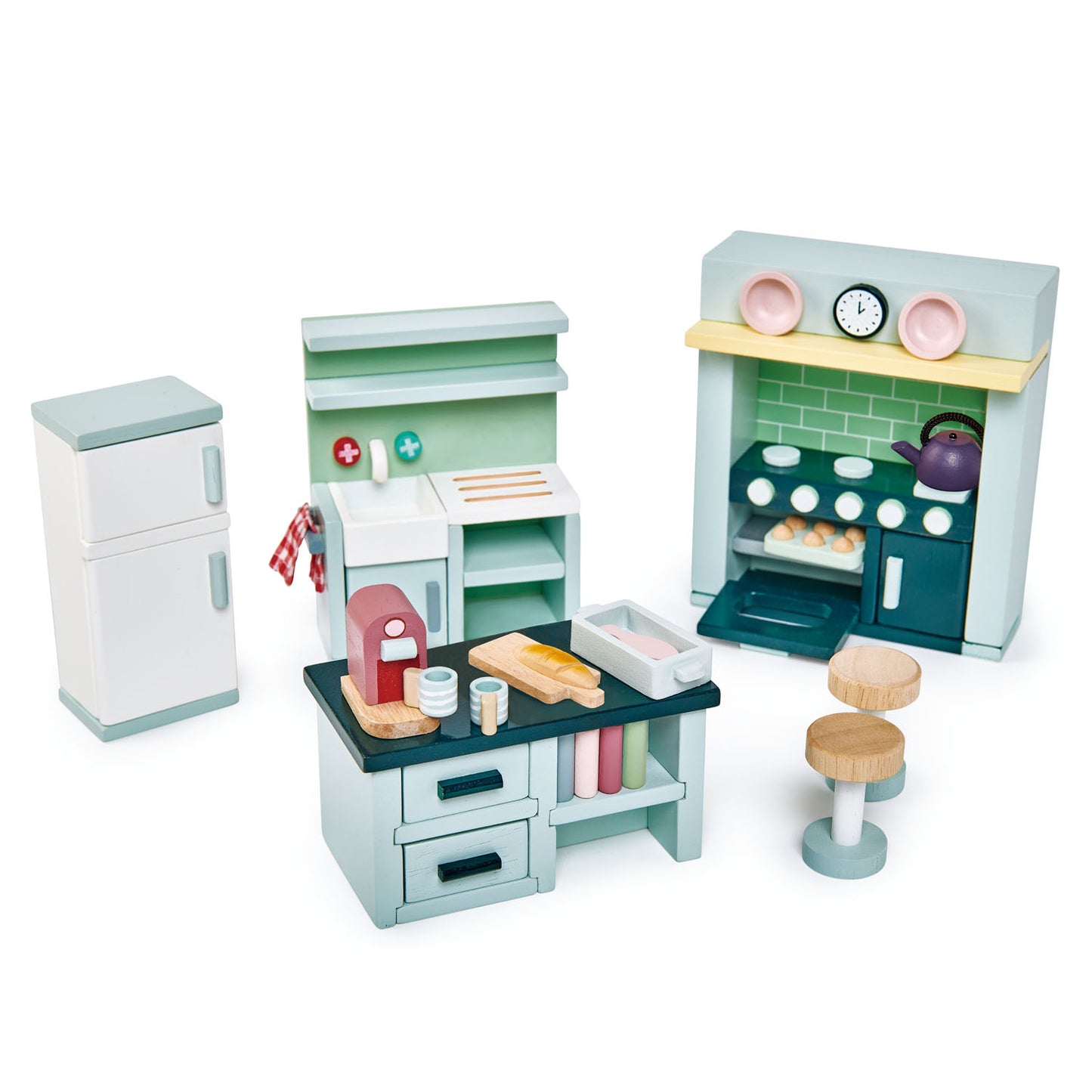 Doll Family & Furniture Bundle