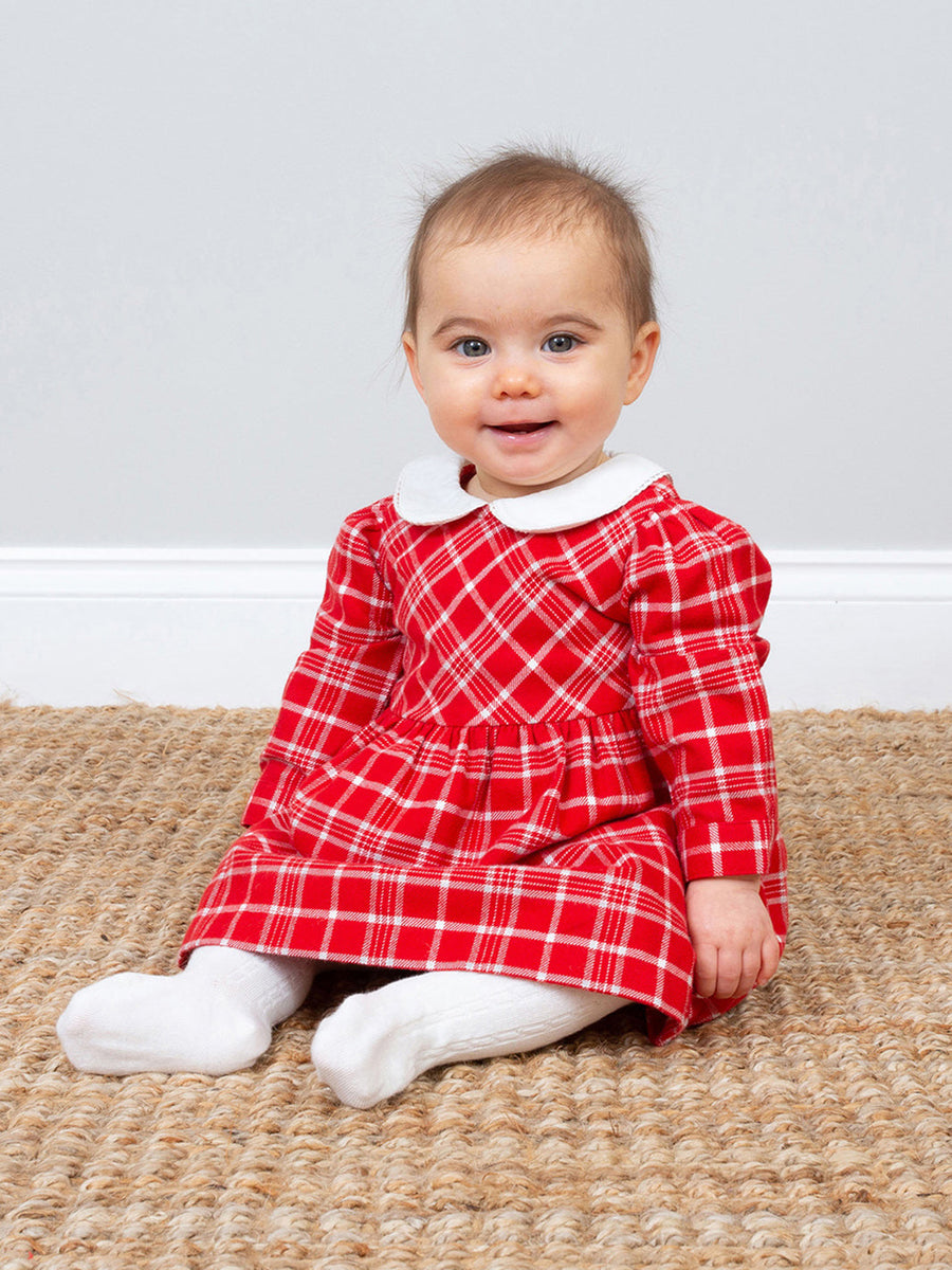Check Dress and Bloomers