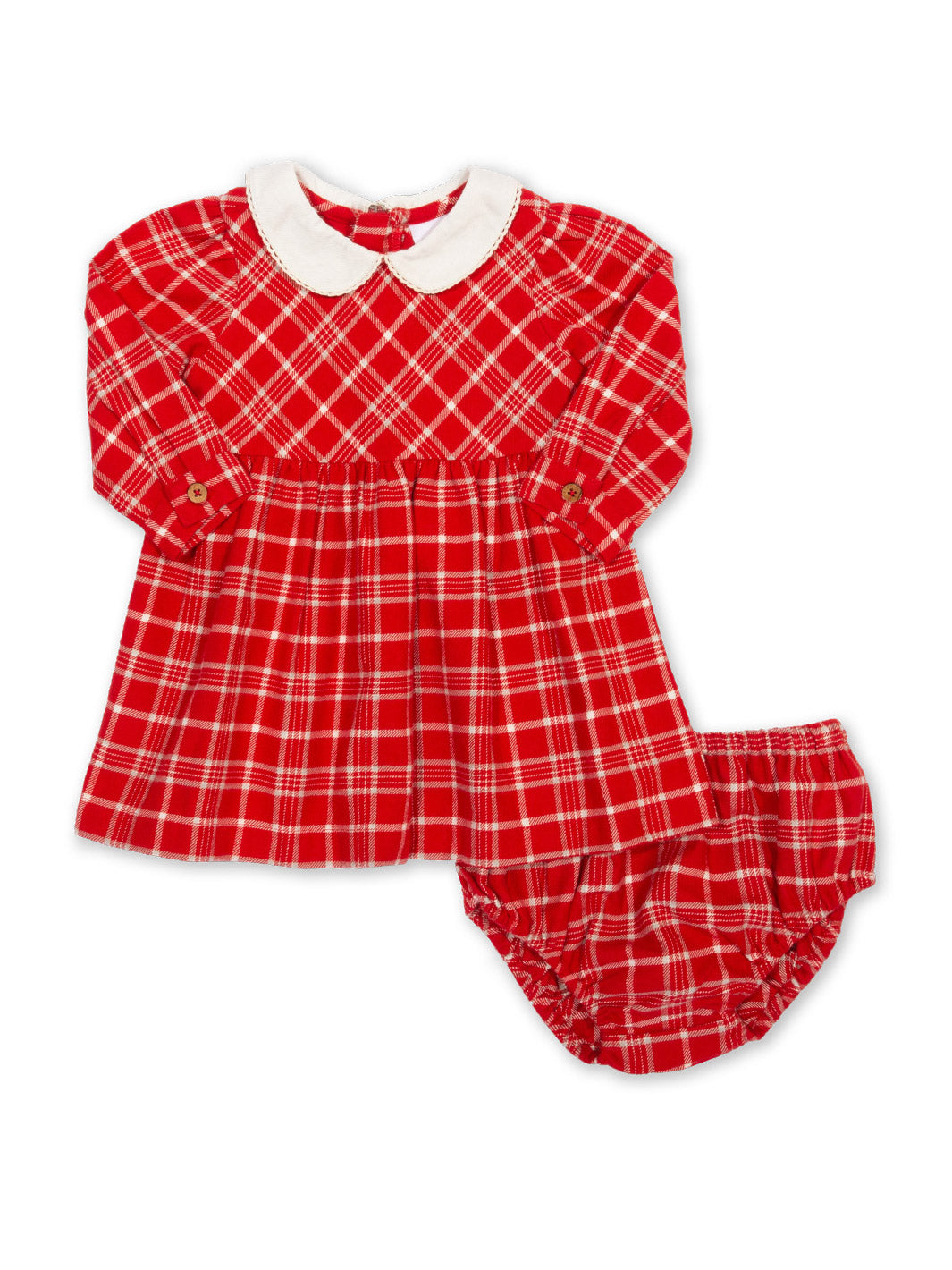 Check Dress and Bloomers