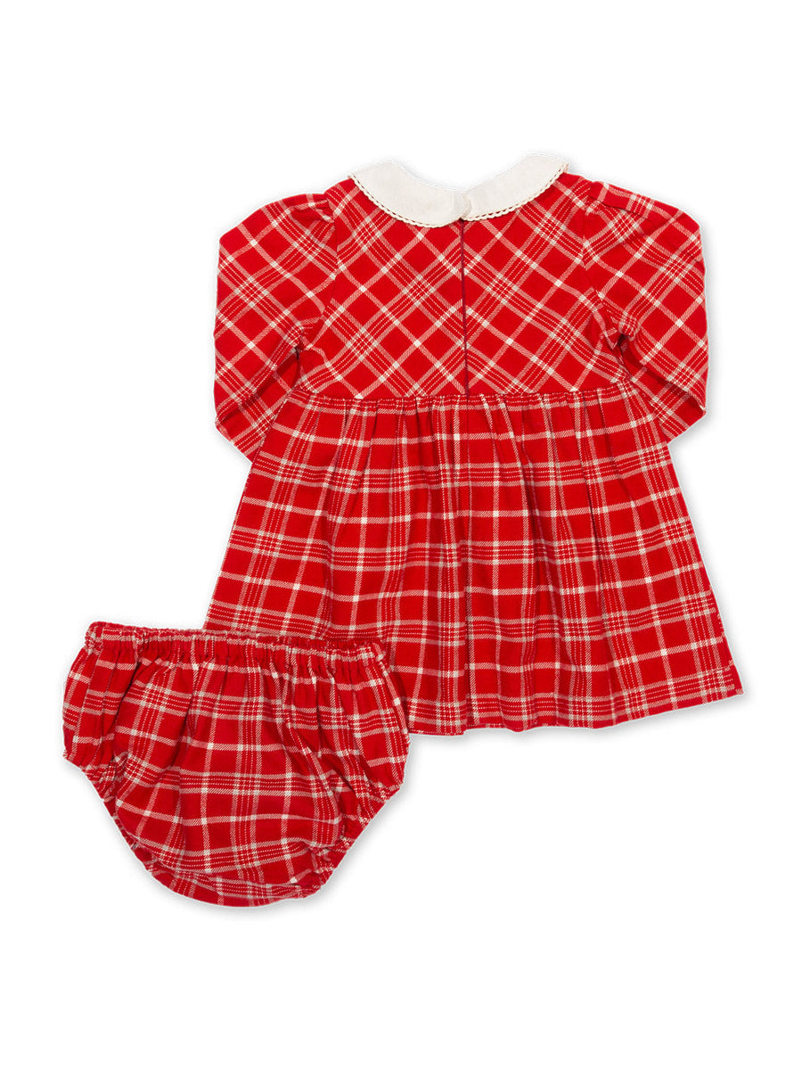 Check Dress and Bloomers