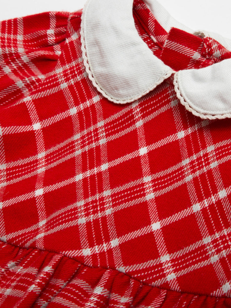 Check Dress and Bloomers