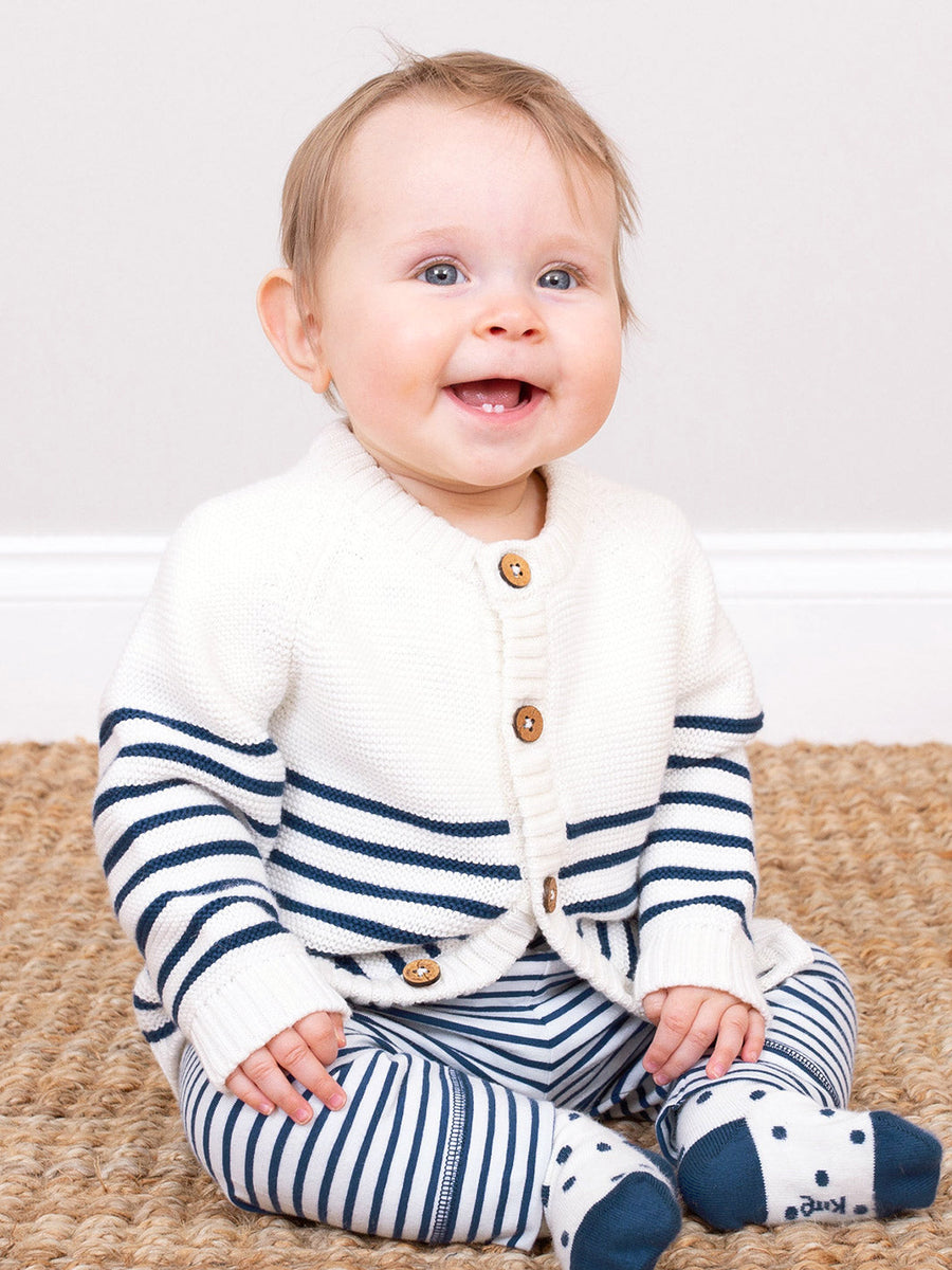 My First Cardi - Classic Stripe