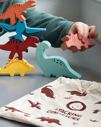 Happy Stacking Dinosaurs