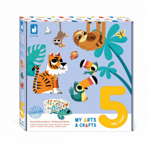 5 Years - Stickers and Decors Craft Set