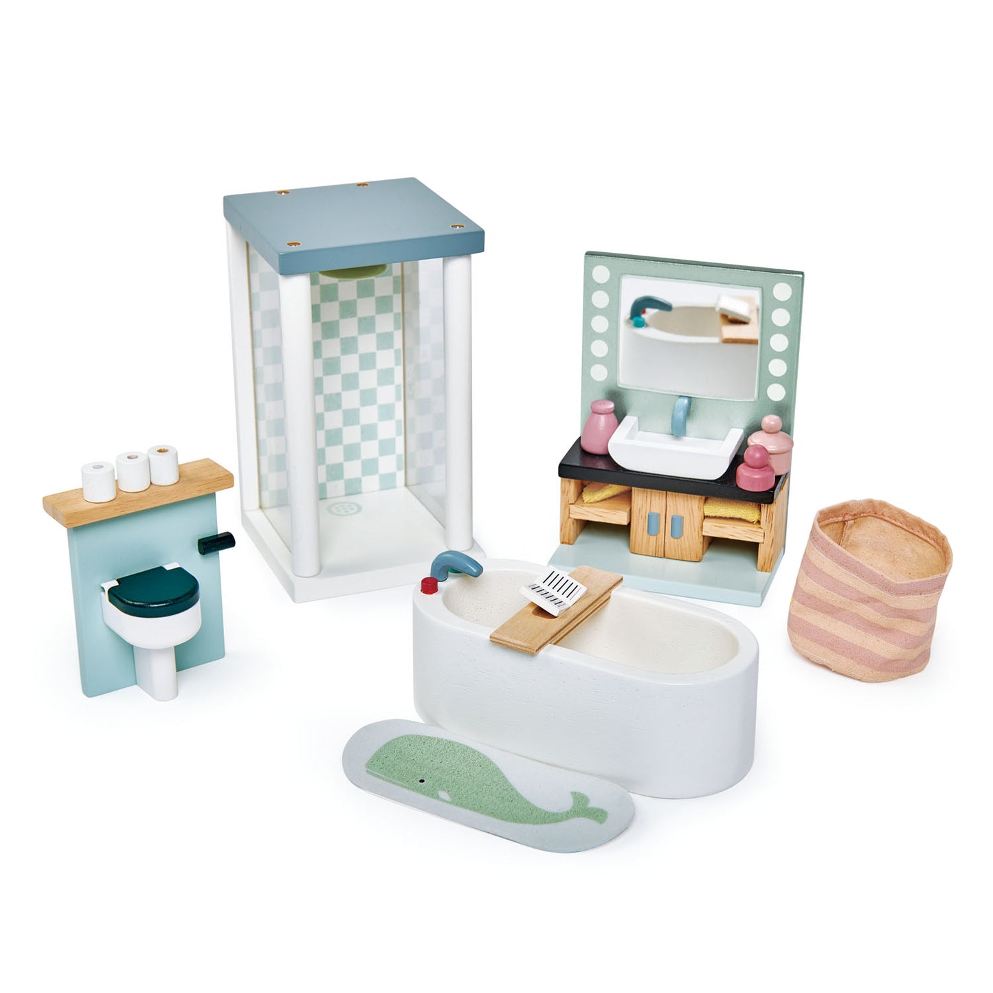 Doll Family & Furniture Bundle