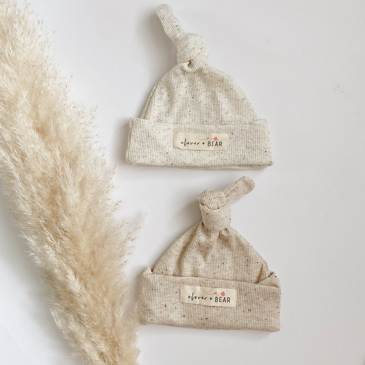 Milk Sprinkle Knotted Cap