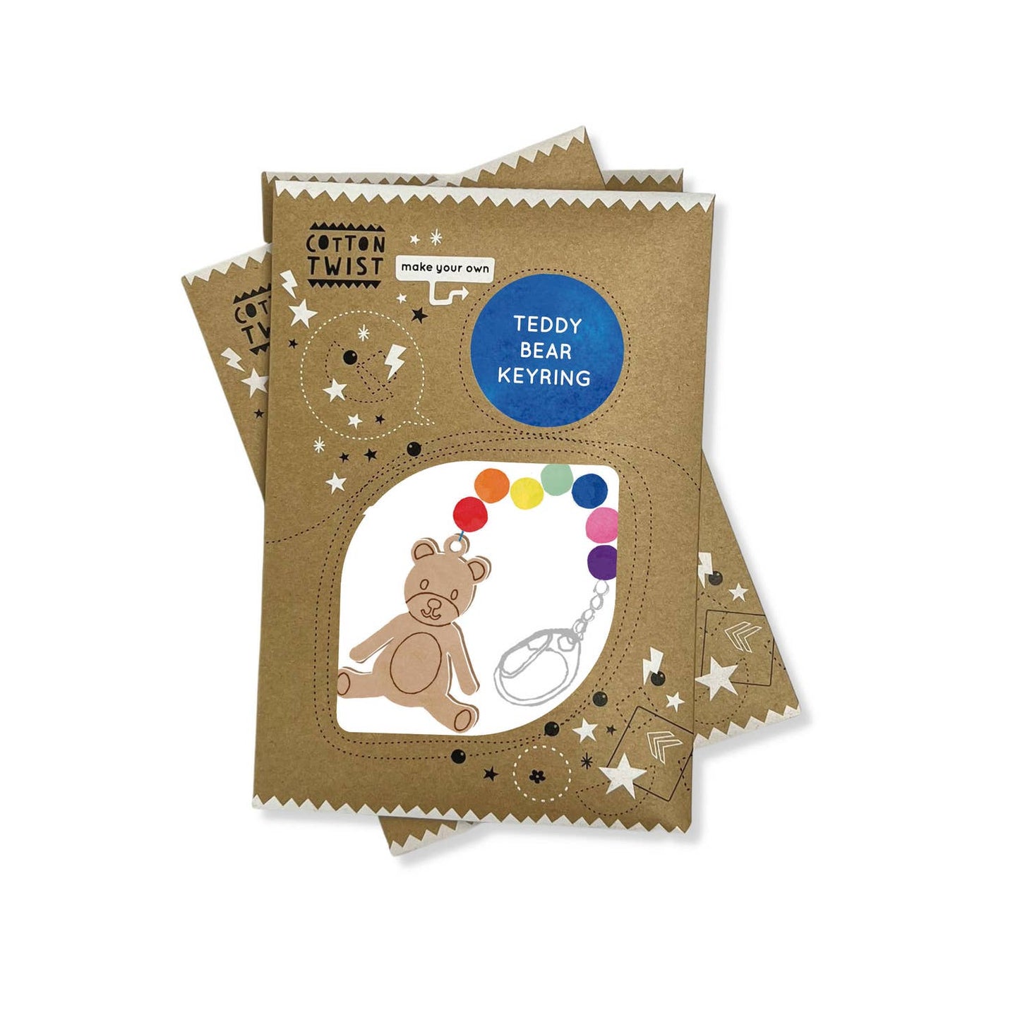 Make Your Own Teddy Bear Keyring Kit