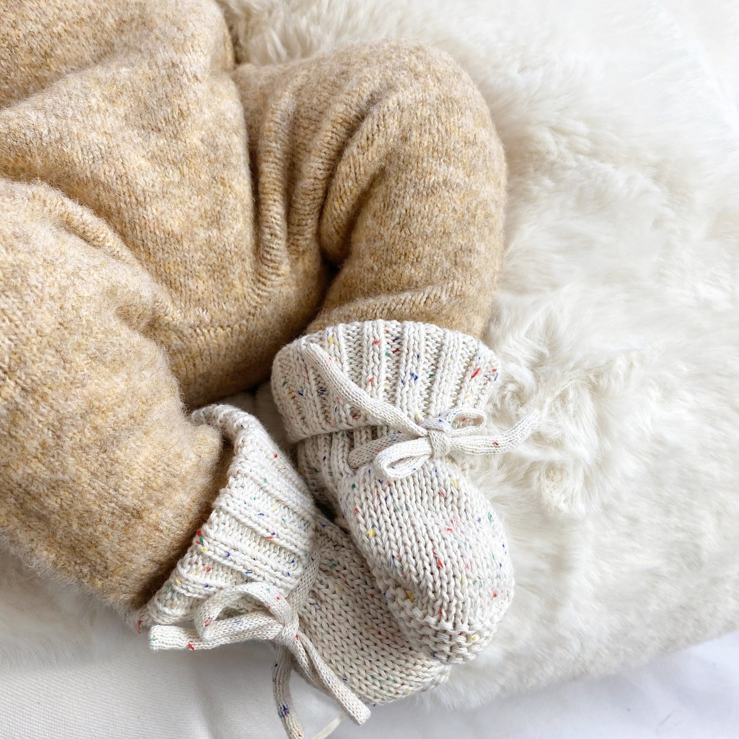 Knit Booties - Sprinkle