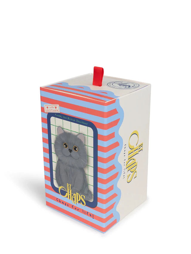 B.T. CHAPS Freddy the British Shorthair in Giftbox - 17cm