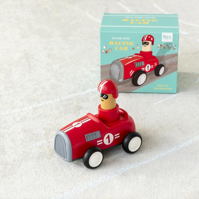 Push Down Action Racing Car