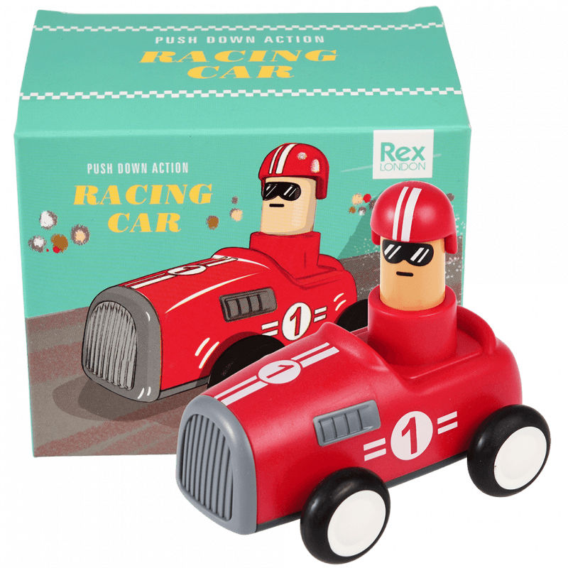 Push Down Action Racing Car