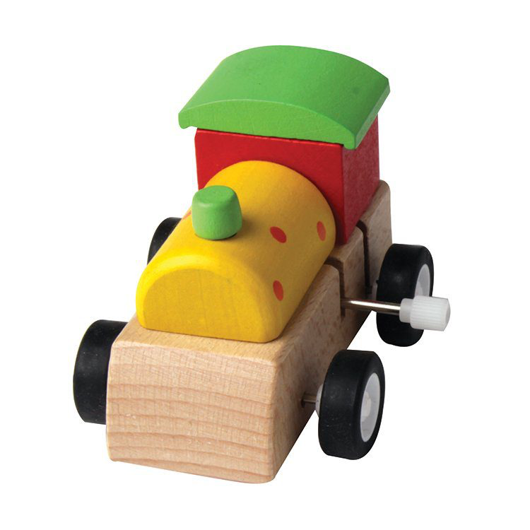 Wooden Clockwork Train
