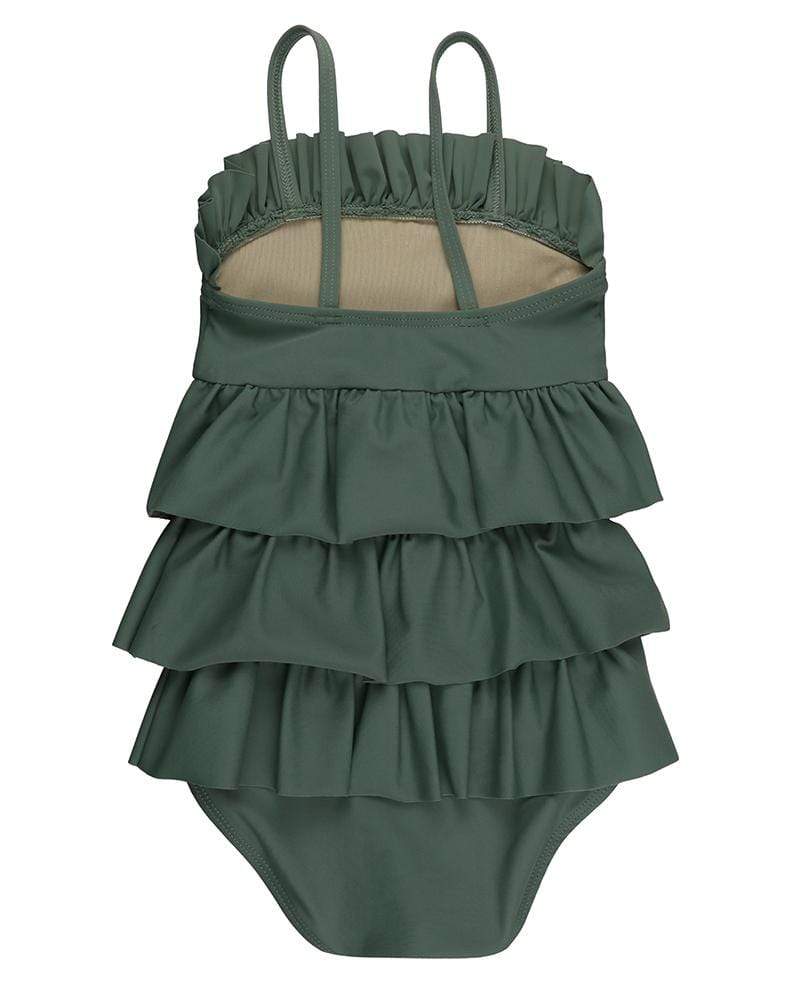 Moss Multi Frill Swim Costume