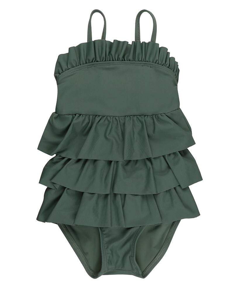 Moss Multi Frill Swim Costume