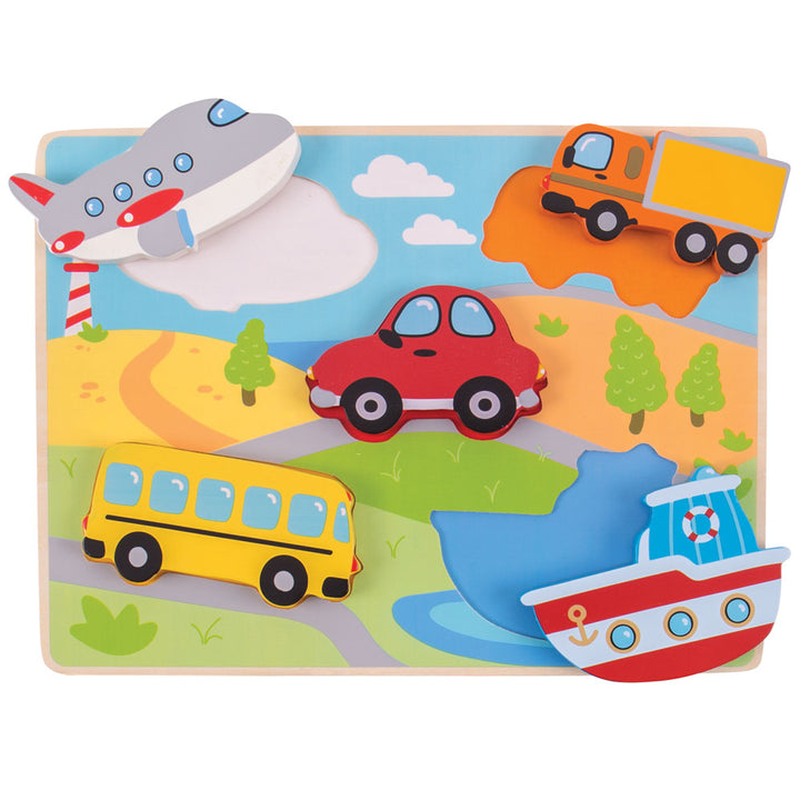 Chunky Lift Out Puzzle - Transport