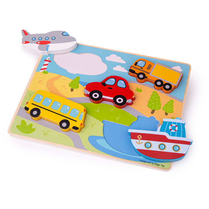 Chunky Lift Out Puzzle - Transport
