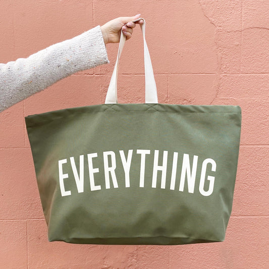“Everything” Olive Green Really Big Bag