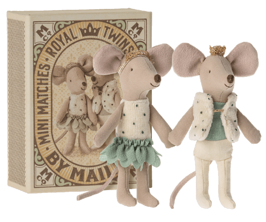 Royal Twins in Matchbox - Little Sister and Brother