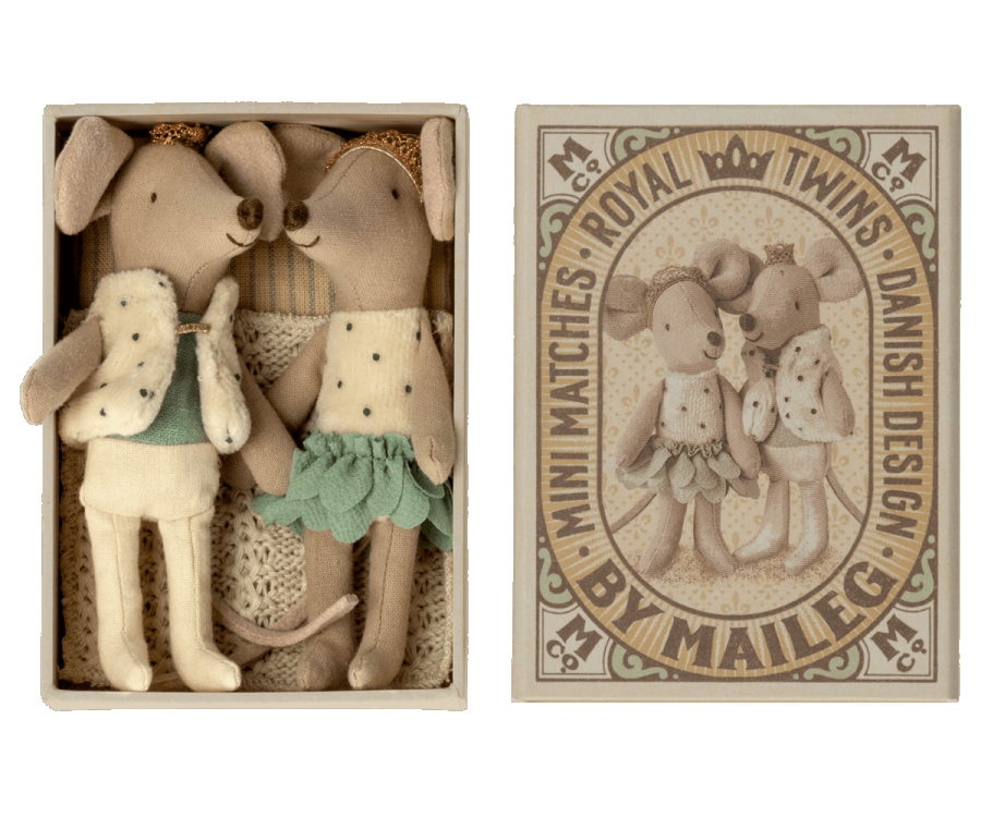 Royal Twins in Matchbox - Little Sister and Brother