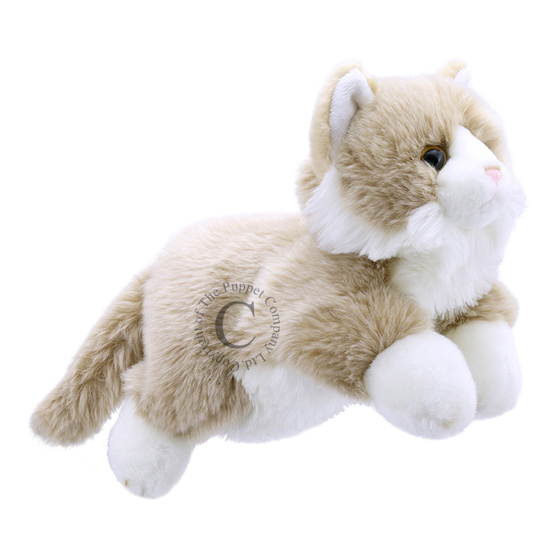 Beige & White Cat Puppet