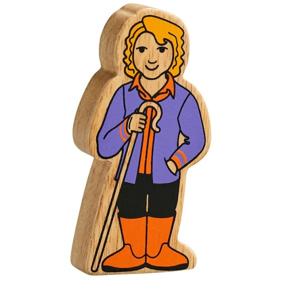 Farm Woman - Purple & Orange