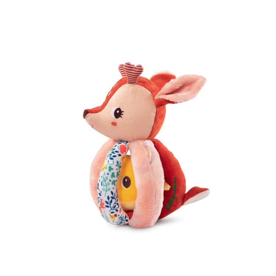 Stella the Deer Rattle with Handles
