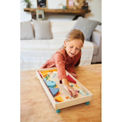 Wooden Tabletop Pinball Game