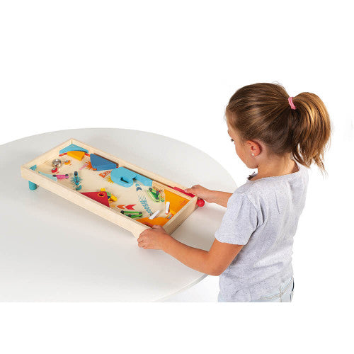 Wooden Tabletop Pinball Game