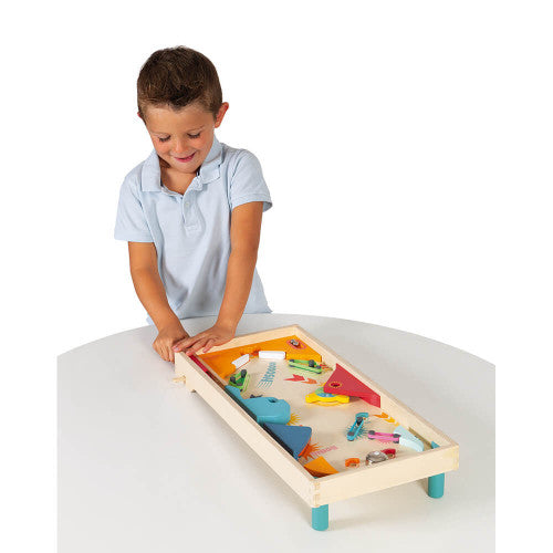 Wooden Tabletop Pinball Game