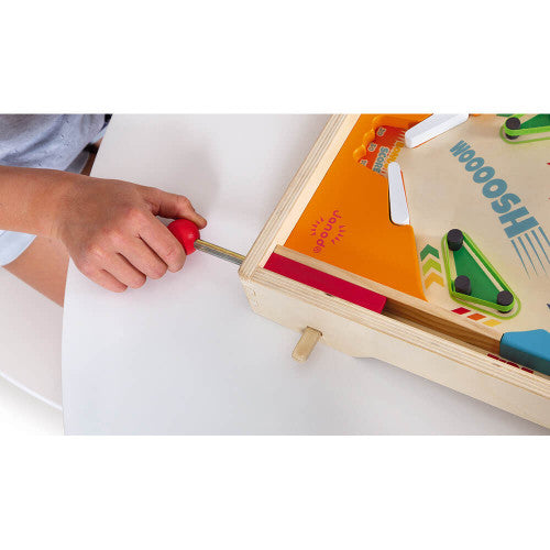 Wooden Tabletop Pinball Game