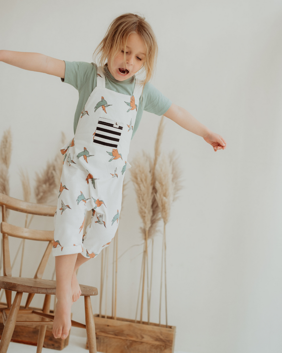 Birdsong Shortie Dungaree