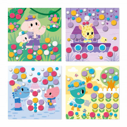 3 Years - Pompoms Craft Set