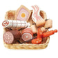 Charcuterie Wooden Food Basket