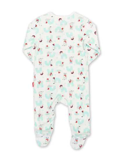 Snowy Homes Sleepsuit