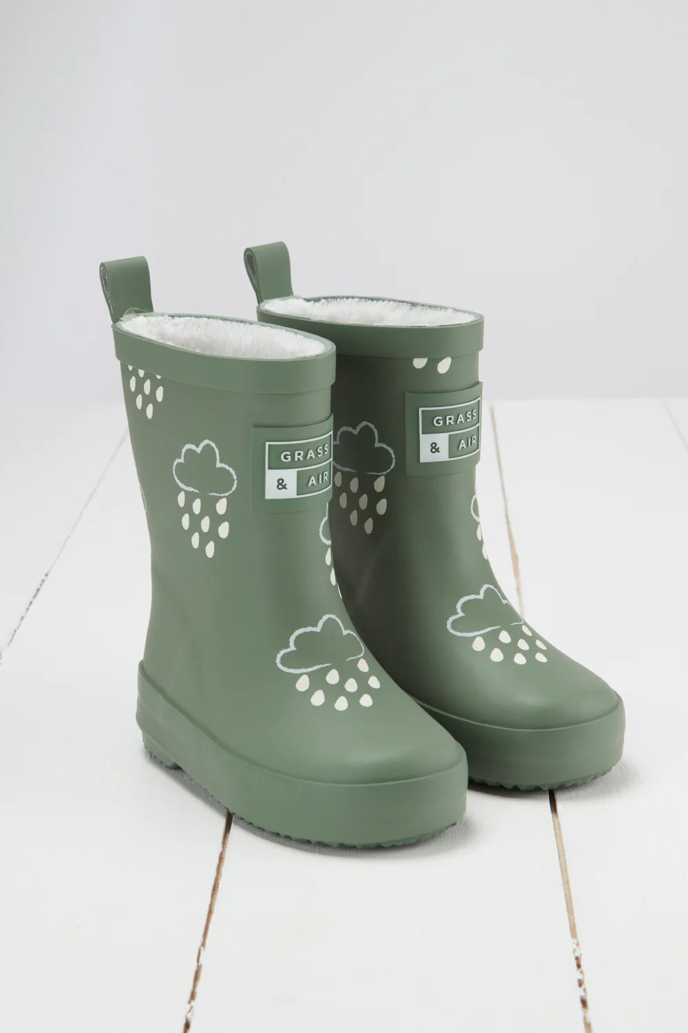 Khaki Green Colour-Changing Wellies