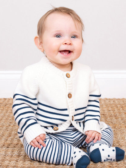 My First Cardi - Classic Stripe