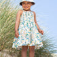 Rainforest Shirred Sun Dress