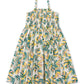 Rainforest Shirred Sun Dress