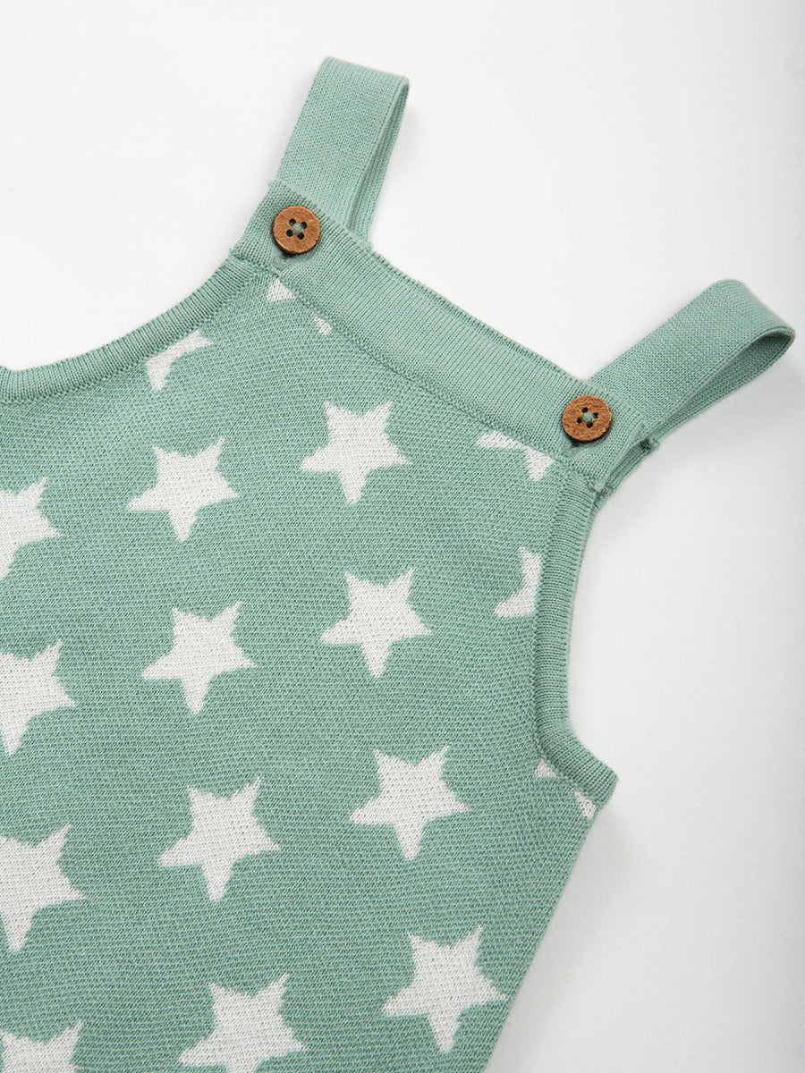 Star Knit Dungarees