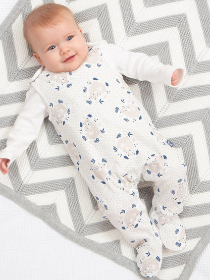 Snuggle Bear Dungaree Set
