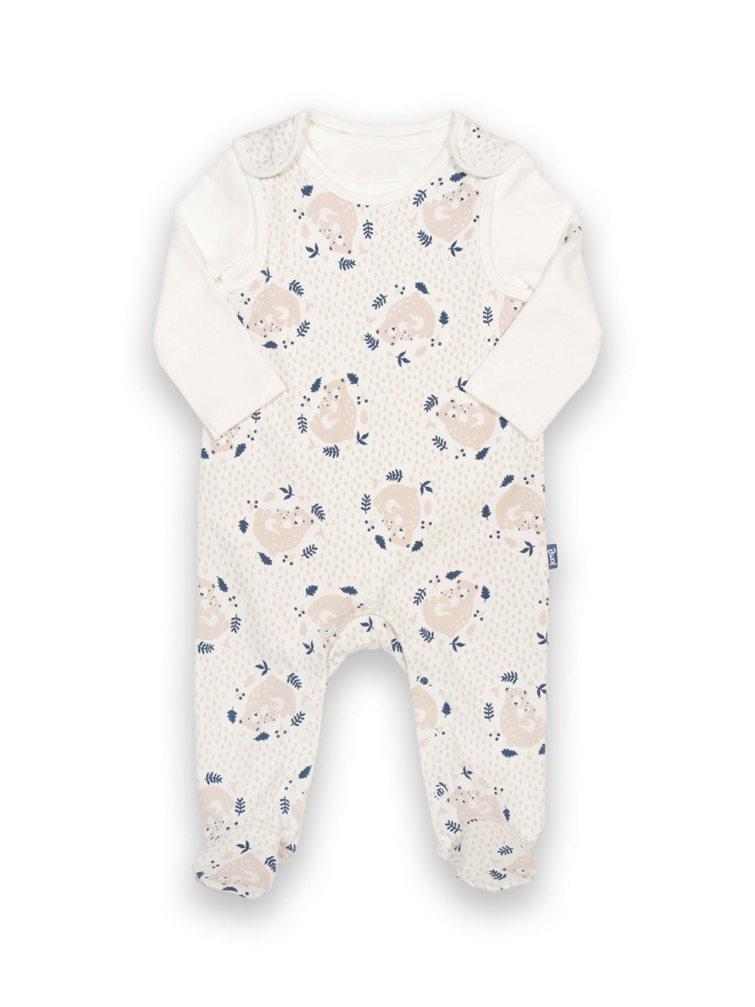 Snuggle Bear Dungaree Set