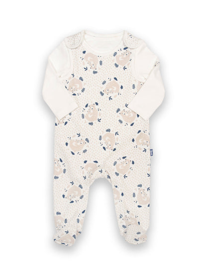 Snuggle Bear Dungaree Set
