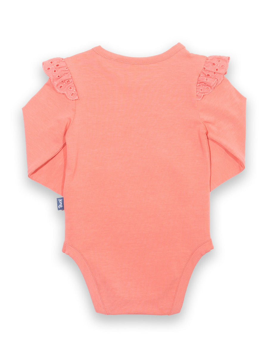 Broderie Bodysuit - Salmon