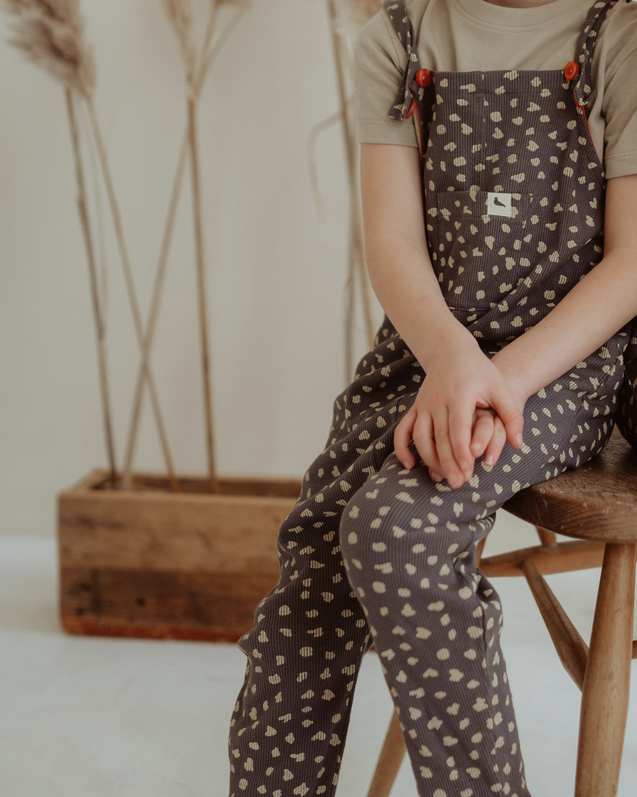 Animal Print Dungarees