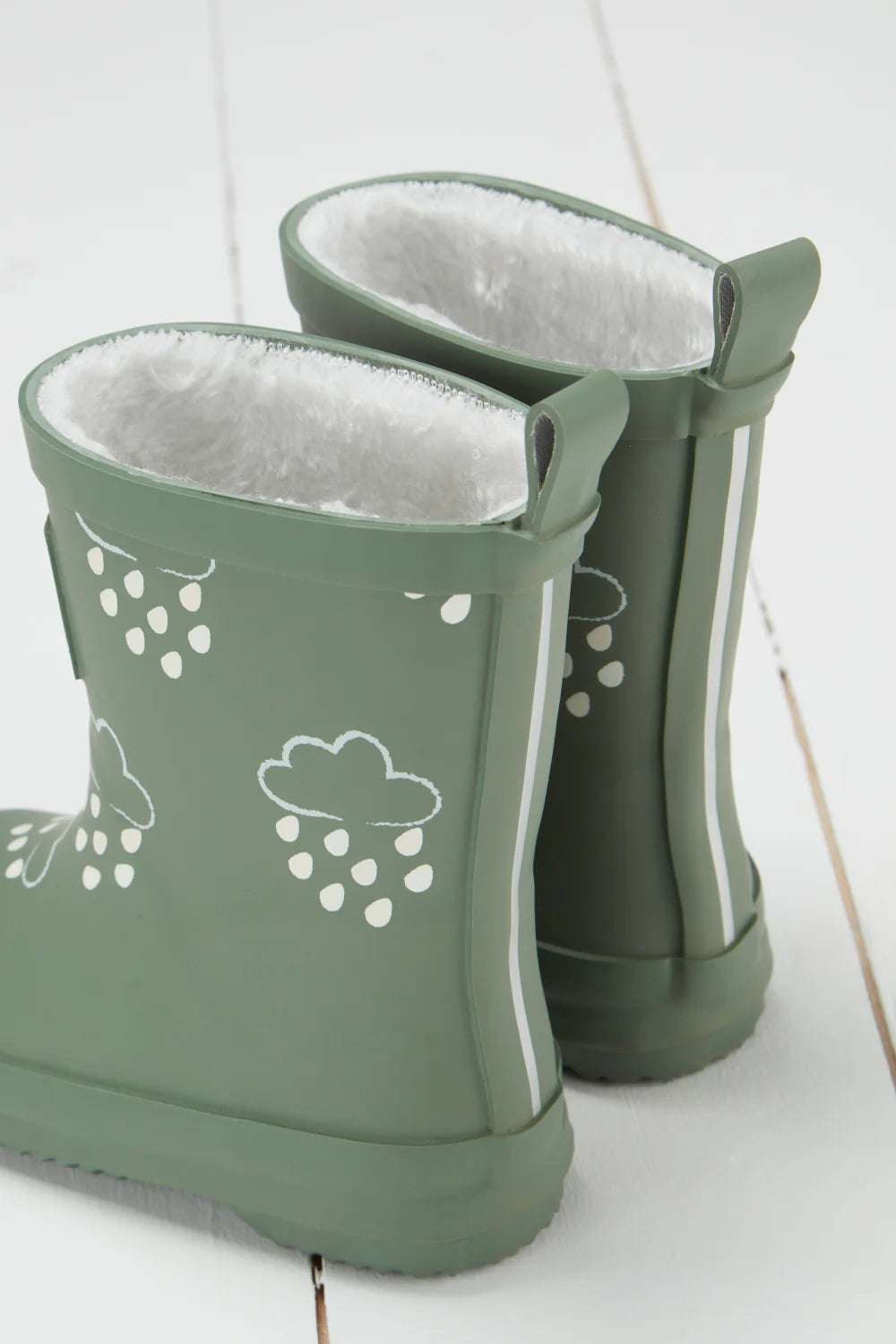 Khaki Green Colour-Changing Wellies