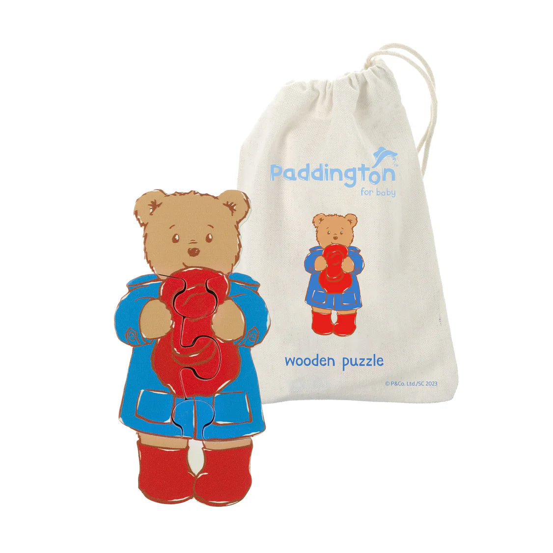 Mini Wooden Puzzle - Paddington Bear