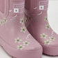 Pink Bloom Floral Short Colour-Changing Wellies