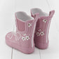 Pink Bloom Floral Short Colour-Changing Wellies