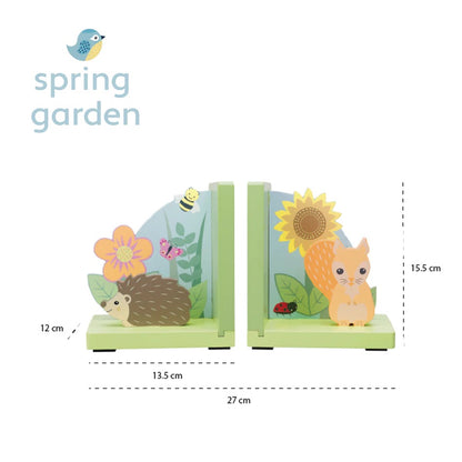 Spring Garden Bookends